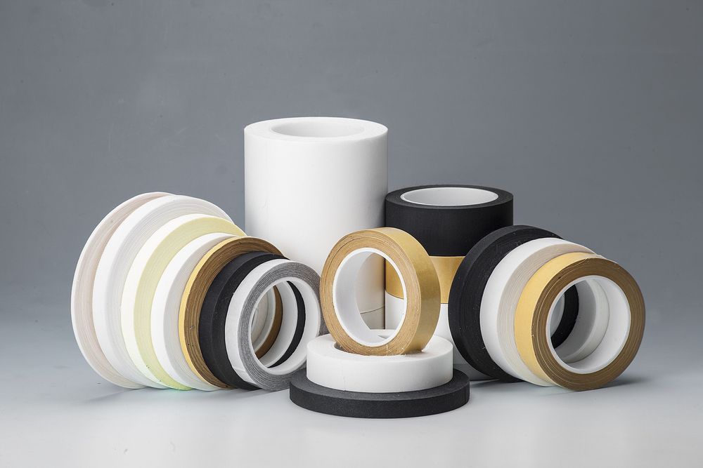various rolls of adhesive tape